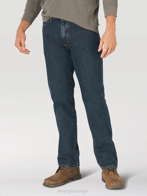 klær nei Wrangler menn autentisk bomullsjeans med normal passform storm (10zm100st) 8V40150