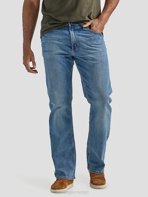klær nei Wrangler menn autentisk bootcut jean med avslappet passform riptide (10zm4rbrp) 8V40122