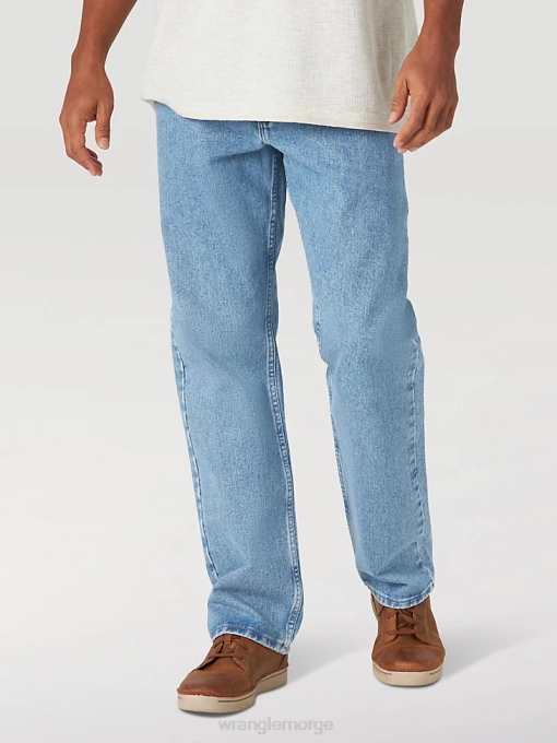klær nei Wrangler menn autentiske bomullsjeans med avslappet passform lett steinvask (10zm200ls) 8V40112