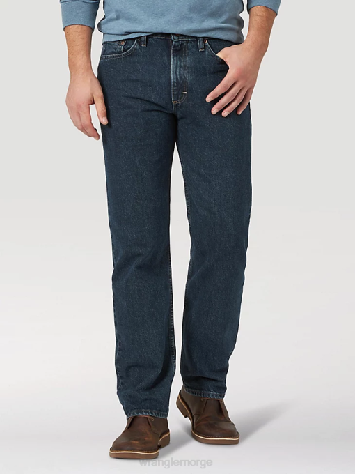 klær nei Wrangler menn autentiske bomullsjeans med avslappet passform storm (10zm200sm) 8V40116