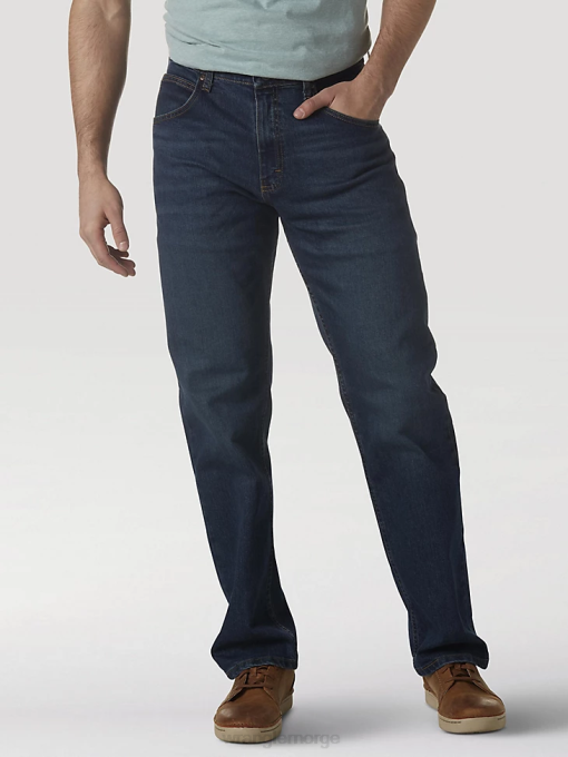 klær nei Wrangler menn femstjerners premium denim flex for komfort jean med avslappet passform mørk denim (97fxbxd) 8V4083