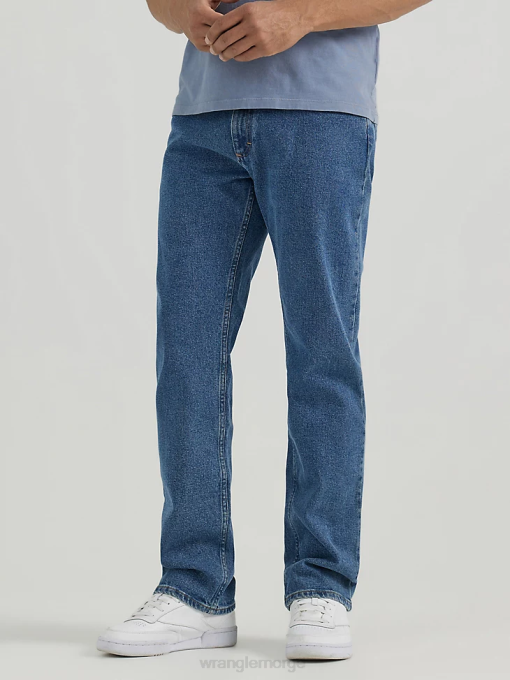 klær nei Wrangler menn femstjerners premium denim flex for komfort jeans med normal passform skumringsblå (96fxvdb) 8V40138