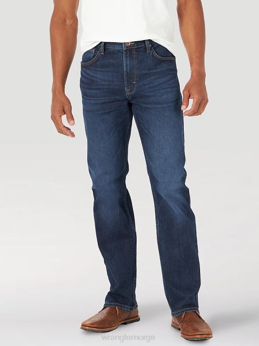 klær nei Wrangler menn femstjerners premium jeans med rett passform banker (95stwbk) 8V4097