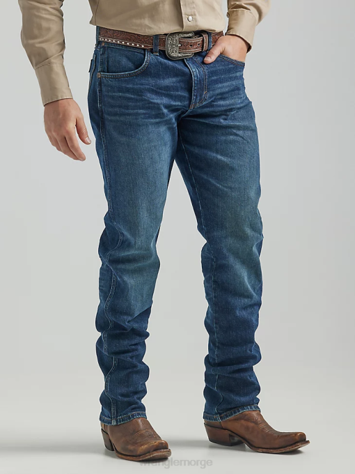 klær nei Wrangler menn retro premium jeans: slim straight blå dasher (112325786) 8V4074