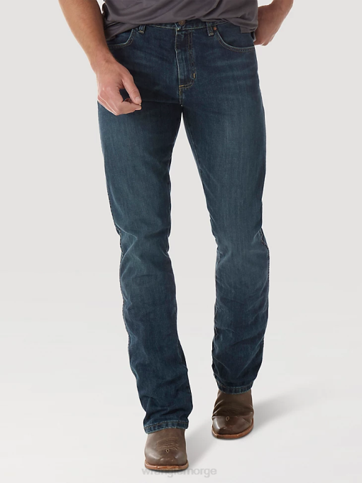 klær nei Wrangler menn retro slim fit bootcut jeans elvevask (77mwzrw) 8V407