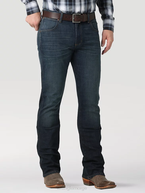 klær nei Wrangler menn retro slim fit bootcut jeans tømmer (112323402) 8V4010