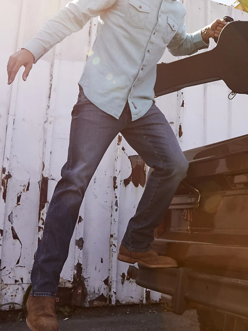 klær nei Wrangler menn retro slim fit jeans med rett ben cleburn (88mwzcb) 8V4029