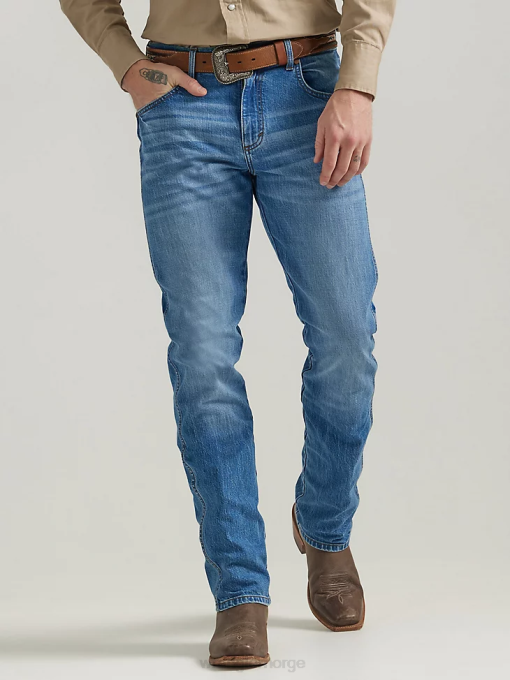 klær nei Wrangler menn retro slim fit jeans med rett ben diamant dekar (112330336) 8V4028