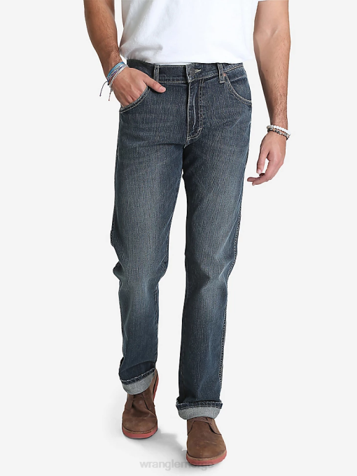 klær nei Wrangler menn retro slim fit jeans med rett ben jerome (88mwzjm) 8V4032