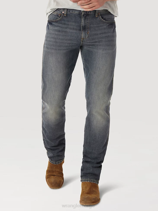 klær nei Wrangler menn retro slim fit jeans med rett ben mørk natt (88mwzdk) 8V4030