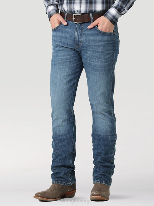 klær nei Wrangler menn retro slim fit jeans med rett ben sagflis (112322491) 8V4037