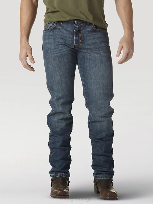 klær nei Wrangler menn retro slim fit jeans med rett ben steinete topp (88mwzrt) 8V4033