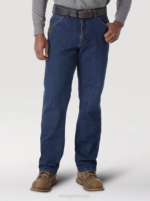 klær nei Wrangler menn riggs workwear avansert komfort jean med fem lommer midtstein (3wac5ms) 8V40669