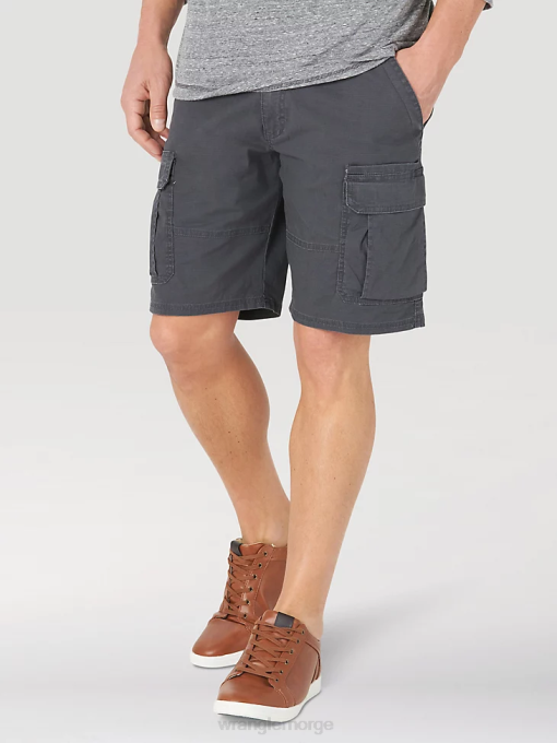 klær nei Wrangler menn autentikk stretch cargo short antrasitt (10zm6acah) 8V40559