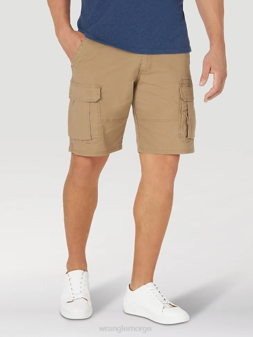 klær nei Wrangler menn autentikk stretch cargo short forsteinet eik (10zm6acpo) 8V40563