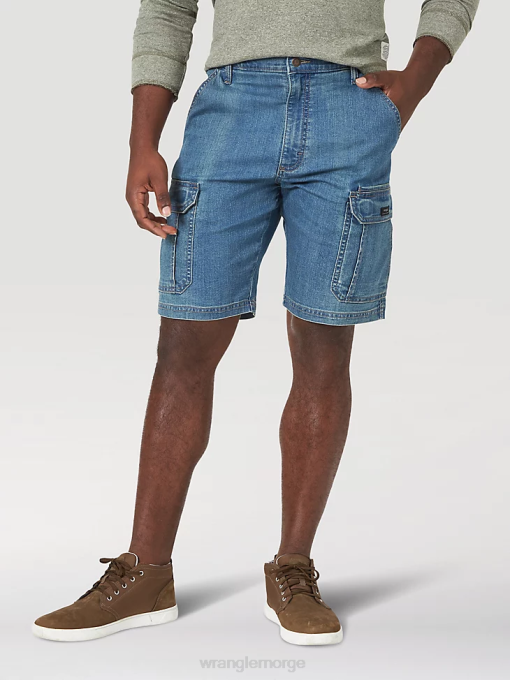 klær nei Wrangler menn autentikk stretch cargo short medium fargetone (10zm6admd) 8V40558