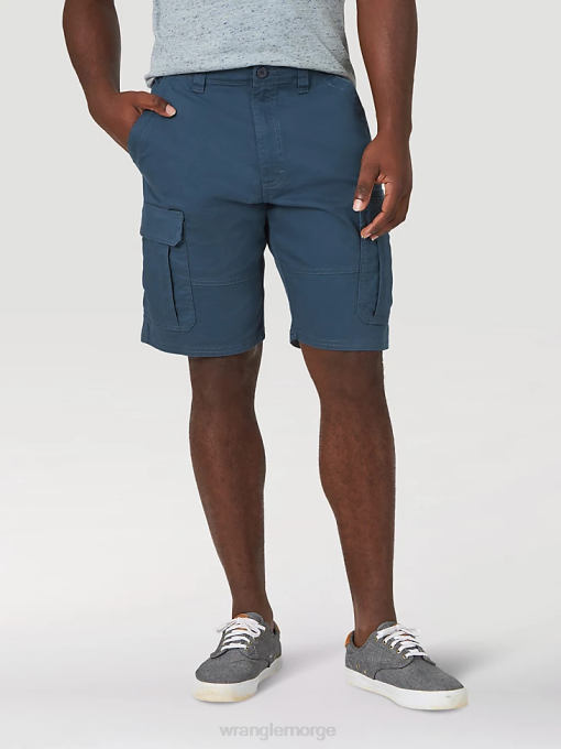 klær nei Wrangler menn autentikk stretch cargo short midnattsblått (10zm6acmb) 8V40557
