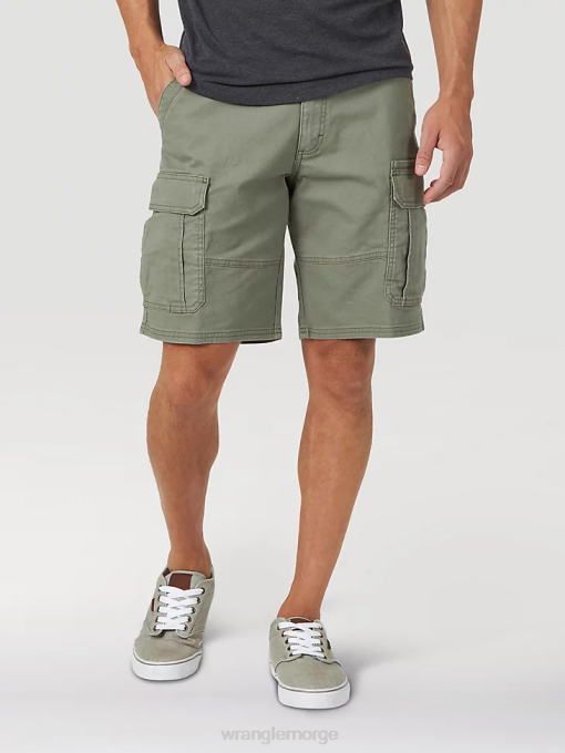 klær nei Wrangler menn autentikk stretch cargo short støvete oliven (10zm6acdo) 8V40556