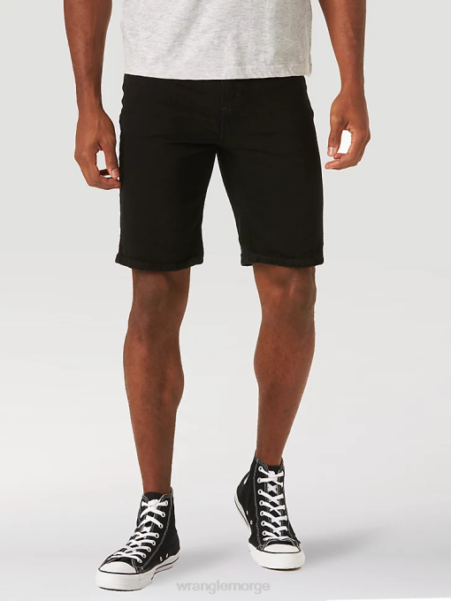 klær nei Wrangler menn autentisk avslappet jeanshorts jet black (10zm2s0jb) 8V40588