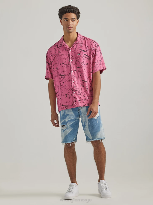 klær nei Wrangler menn denim shorts med løs passform beinhage (112332620) 8V40582