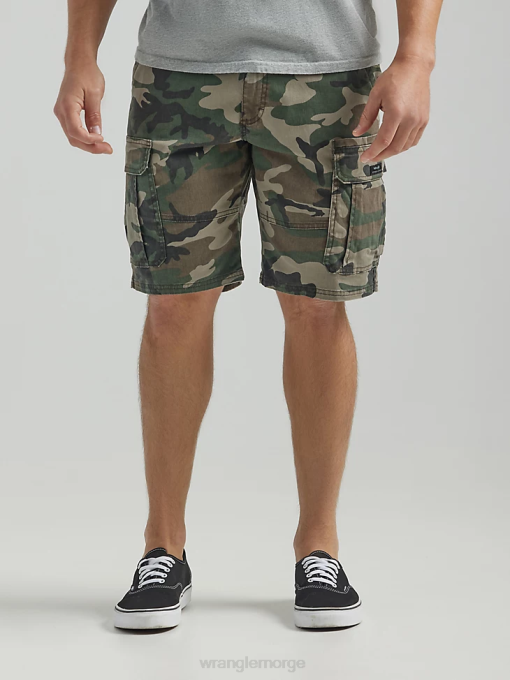 klær nei Wrangler menn femstjerners premium cargo short grønn brun camo (112336219) 8V40518