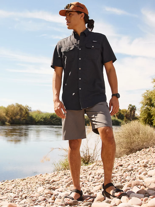 klær nei Wrangler menn ytelse elastisk midje kort jernport (112336063) 8V40594