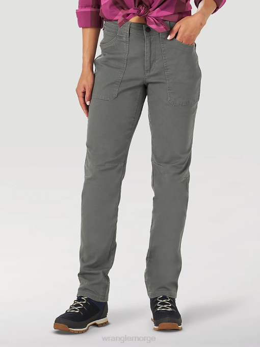 klær nei Wrangler kvinner atg by canvas pant mørk skygge (la825ds) 8V40813