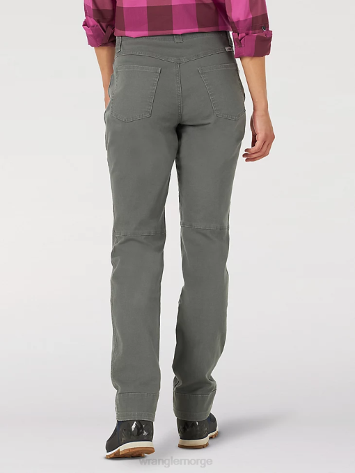 klær nei Wrangler kvinner atg by canvas pant mørk skygge (la825ds) 8V40813