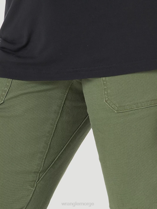 klær nei Wrangler kvinner atg by canvas pant oliven (la825ov) 8V40812