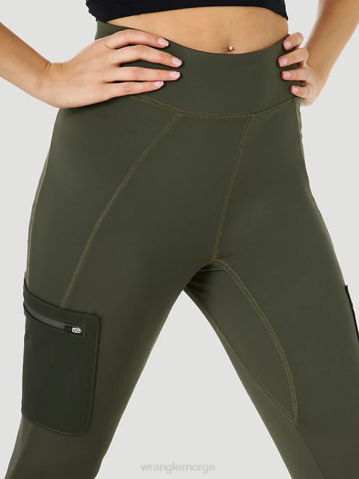 klær nei Wrangler kvinner atg by cargo leggings oliven (la201ov) 8V40814