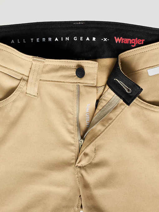 klær nei Wrangler kvinner atg by slim utility pant almwood (la110ew) 8V40818