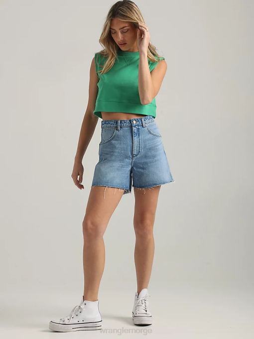 klær nei Wrangler kvinner høy stige a-linje cut-off kort mistet kontrollen (112334600) 8V40843