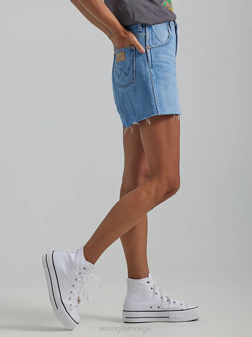 klær nei Wrangler kvinner høy stige a-linje cut-off kort mistet kontrollen (112334600) 8V40843