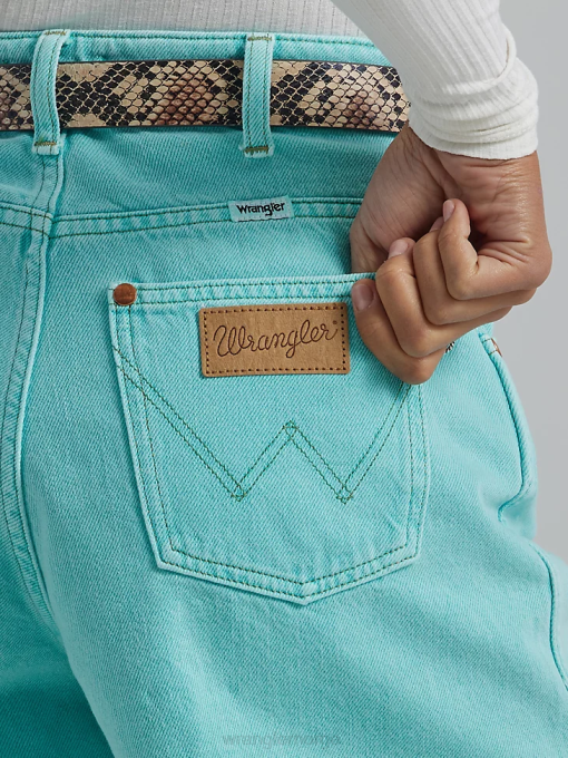 klær nei Wrangler kvinner høy stige a-linje cut-off kort vannmann (112334596) 8V40842