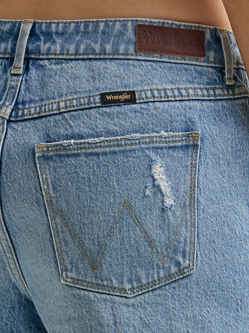 klær nei Wrangler kvinner høy stige vintage cut-off kort bloom (112335762) 8V40833