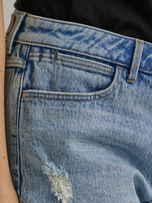 klær nei Wrangler kvinner høy stige vintage cut-off kort middels vask (112333495) 8V40838