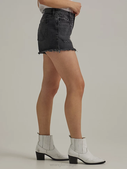 klær nei Wrangler kvinner høy stige vintage cut-off kort måneskinn (112333535) 8V40834