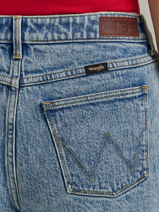 klær nei Wrangler kvinner høy stige vintage cut-off kort vill blomst (112335761) 8V40837