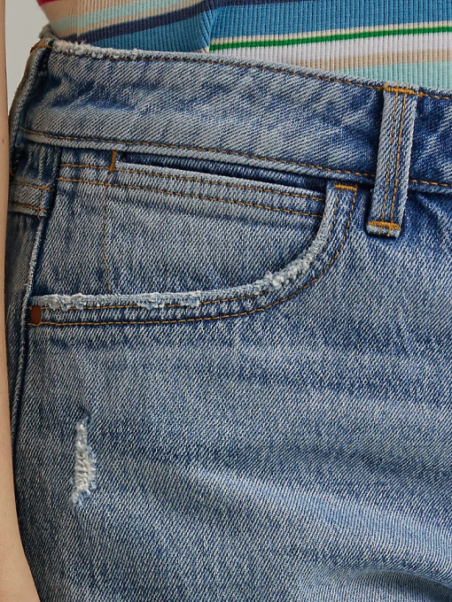 klær nei Wrangler kvinner høy stigning midt på låret kort bloom (112333478) 8V40826