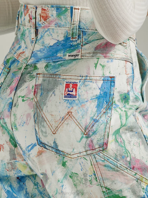 klær nei Wrangler kvinner omarbeidet kort lys stein (wbrwsls) 8V40822