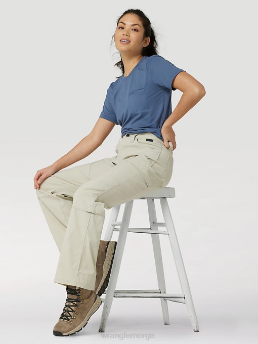 klær nei Wrangler kvinner riggs workwear ripstop ranger cargo pant gyllen khaki (3wf60gk) 8V40820