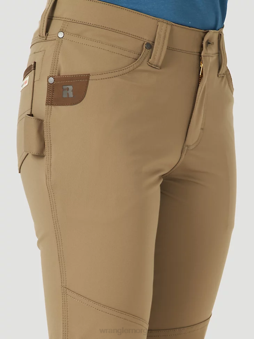 klær nei Wrangler kvinner riggs workwear ripstop ranger cargo pant gyllen khaki (3wf60gk) 8V40820