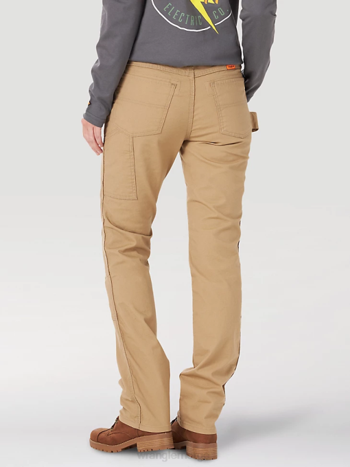klær nei Wrangler kvinner riggs workwear ripstop ranger cargo pant gyllen khaki (3wf60gk) 8V40820