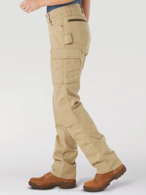 klær nei Wrangler kvinner riggs workwear ripstop ranger cargo pant gyllen khaki (3wf60gk) 8V40820