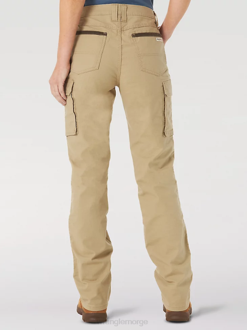 klær nei Wrangler kvinner riggs workwear ripstop ranger cargo pant gyllen khaki (3wf60gk) 8V40820