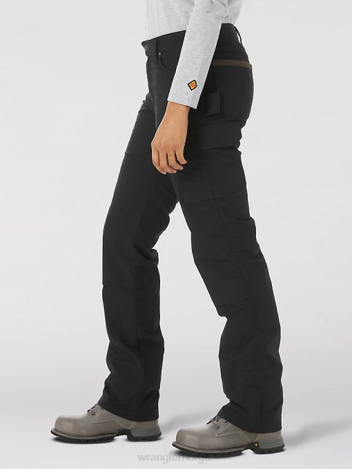 klær nei Wrangler kvinner riggs workwear ripstop ranger cargo pant svart (3wf60bk) 8V40821