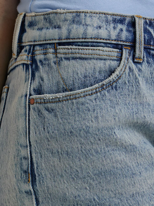 klær nei Wrangler kvinner ødelagt denim rullkort villblomst (112333497) 8V40851