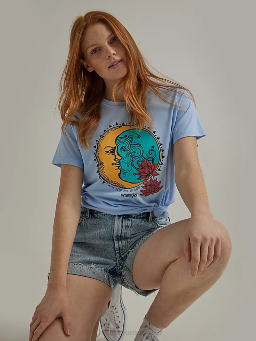 klær nei Wrangler kvinner ødelagt denim rullkort villblomst (112333497) 8V40851