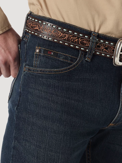 klær nei Wrangler menn 20x avansert komfort 02 konkurranse slim jean root beer (02macrb) 8V40134