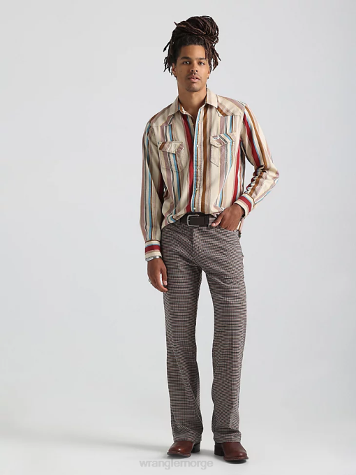 klær nei Wrangler menn 20x konkurranse avansert komfort langermet vestlig skjorte med snaptrykk azul blå (112324833) 8V40481